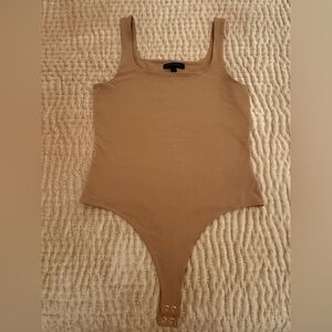 Banana Republic Tan Bodysuit One Piece NEW